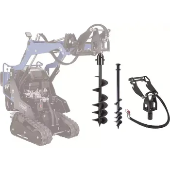 Zemní vrták Scheppach MKL 730 Set pohonu pro zemní vrtáky + zemní vrtáky 100 a 200 mm