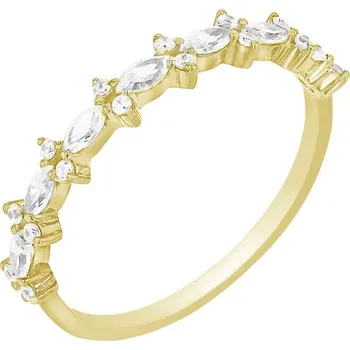 Prsten Romantický eternity prsten s diamanty Josette