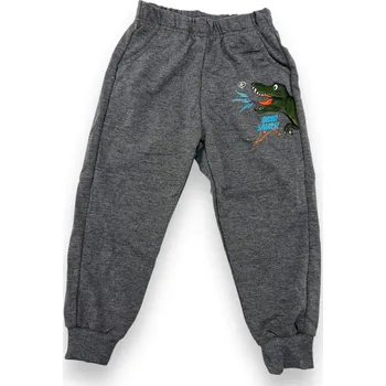 Sezon Chapecké tepláky s manžetou T-REX Barva: Šedá, Velikost: 128