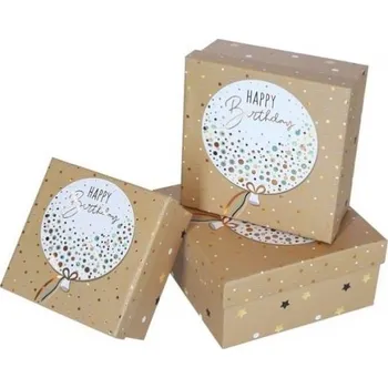 motivem balónku a nápisem „Happy Birthday" velká