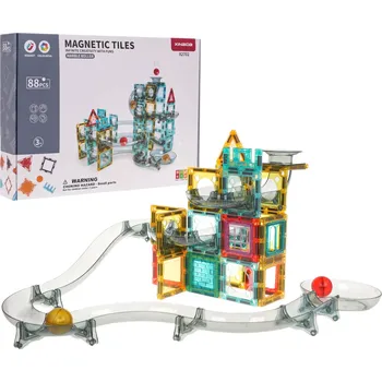 ostatní stavebnice RKToys dráha pro kuličky 88 ks