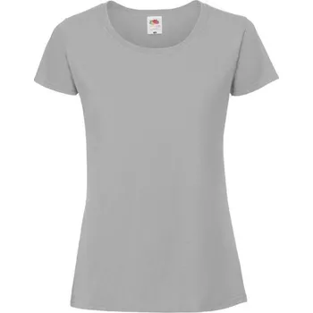 Chlapecké oblečení Iconic 195 Ringspun Premium Premium Fruit of the Loom Women's T-shirt Fruit of the Loom šedá 2469970