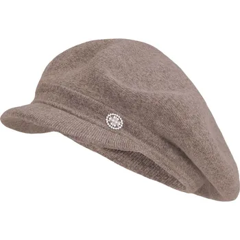 Čepice Dámský baret s kšiltem světle hnědé barvy 7100398-8