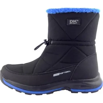 Dámská zimní obuv DK sněhule softshell 12118 blk/blue, velikost 38