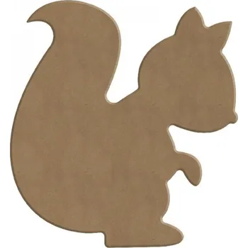 Výtvarná sada Dřevěný výřez k dekoraci Gomille, 12 x 13 cm – veverka