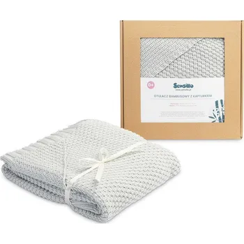 Dětská deka SENSILLO MIKINA 100% BAMBUS DÁREK ŠEDÁ