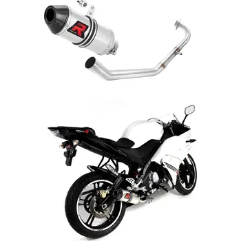 Výfuk pro motocykl Laděný výfuk Dominator Yamaha YZF R125 2008 - 2013 Kompletní systém Výfukové potrubí HP3 + dB killer medium