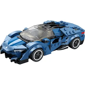 ostatní stavebnice Stavebnice sportovní auto modré 327 dílků
