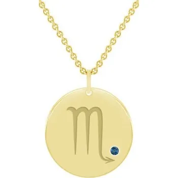 Přívěsek Stříbrný přívěsek se znamením a topazem Štír