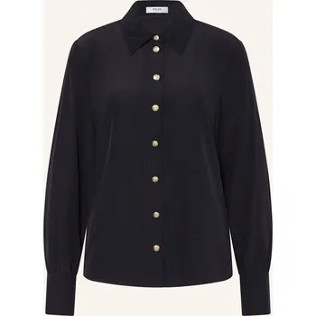 Dámská halenka Reiss Dámská Košilová Halenka Gianna Z Hedvábí, tmavě modrá, 38