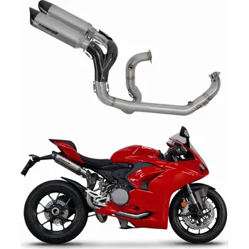 Výfuk pro motocykl Laděný výfuk Dominator Ducati Panigale V2 2020 - 2023 Kompletní systém Výfukové potrubí HP8 titanový tlumič + dB killer