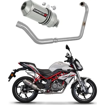 Výfuk pro motocykl Laděný výfuk Dominator Benelli BN 125 2018 - 2023 Kompletní systém Sběrač výfuku OV G2 tlumič + dB killer