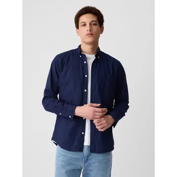 Oblečení a móda Pánská košile GAP Classic GAP černá 2164230