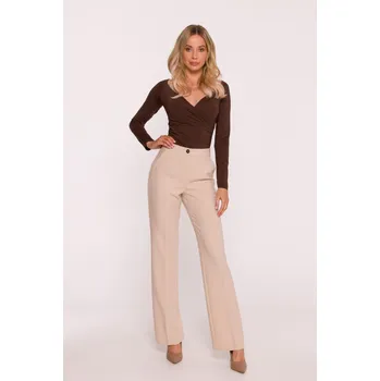 Elegantní kalhoty Stylove S418 béžové EU velikost: M