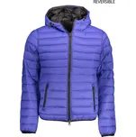 Pánská prošívaná zimní bunda US Polo Assn černá | fialová 3362671