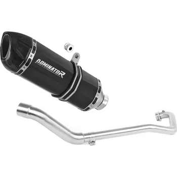 Výfuk pro motocykl Laděný výfuk Dominator Suzuki GSX R 125 2017 - 2019 Kompletní systém Výfukové potrubí HP1 BLACK + dB killer