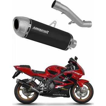 Výfuk pro motocykl Laděný výfuk Dominator Honda CBR 600 F4i Sport 2001 - 2006 výfuk S6 BLACK + tlumič výfuku dB killer