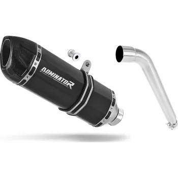 Výfuk pro motocykl Laděný výfuk Dominator Honda XL 125 V VARADERO 2001 - 2006 výfuk HP1 BLACK + tlumič výfuku dB killer