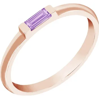 Prsten Zlatý prsten s ametystem Xenia