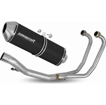 Výfuk pro motocykl Laděný výfuk Dominator Suzuki GS 500E 1989 - 2009 Kompletní systém Výfukové potrubí OVR BLACK + dB killer