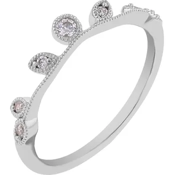 Prsten Eternity prsten s lístky a diamanty Bates