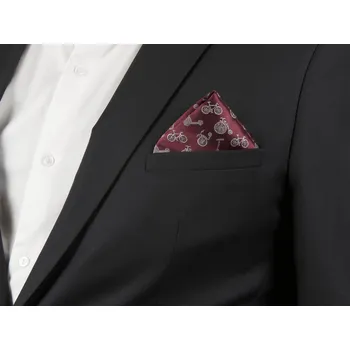 HEDVA ČESKÝ BROKÁT Kapesníček PESh 400 CYKLISTIKA vínová