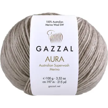 Příze Gazzal Příze Aura - 178 tmavě béžová