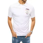 Polo tričko s výšivkou bílé Dstreet DStreet bílá 1527894