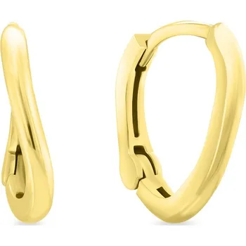 Náušnice Brilio Silver Minimalistické pozlacené náušnice EA990Y + 2 měsíce na vrácení zboží