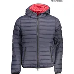 Pánská prošívaná přechodná bunda US Polo Assn modrá | červená 3363023