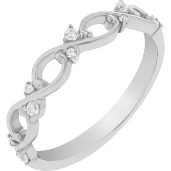 Prsten Romantický eternity prsten s diamanty Ellwood