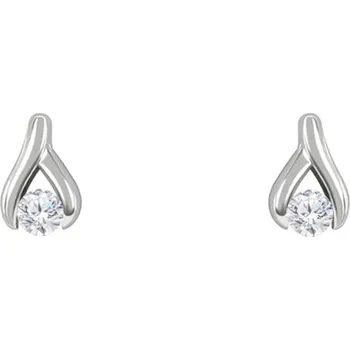 Šperk Jemné náušnice s lab-grown diamanty Fox