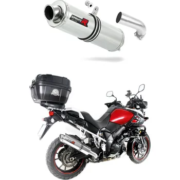 Výfuk pro motocykl Laděný výfuk Dominator Suzuki DL 1000 V-Strom 2014 - 2016 výfuk ST tlumič + dB killer medium