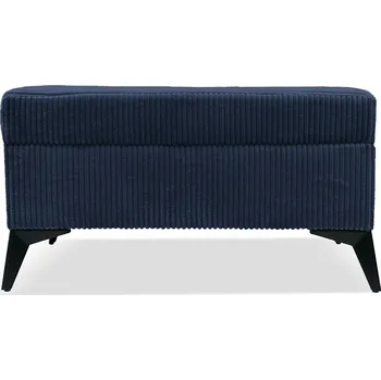 Taburet Taburet TINA s úložným prostorem - tmavěmodrý - manšestr - LINCOLN 77