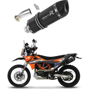 Výfuk pro motocykl Laděný výfuk Dominator KTM 690 ENDURO R 2019 - 2020 tlumič výfuku HP1 BLACK + dB killer medium