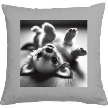 Pánské tričko Polštář bavlněný s potiskem Král Čivava na zádech