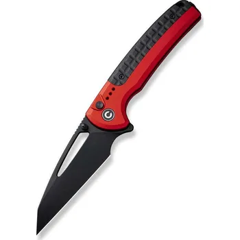 kapesní nůž CIVIVI Sentinel Strike červená hliníková rukojeť s černým FRN integrovaným distančním prvkem čepel z