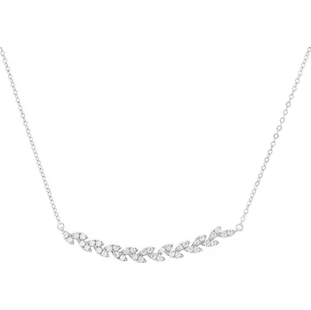 Náhrdelník Diamantový náhrdelník ve tvaru lístečků Ophelia