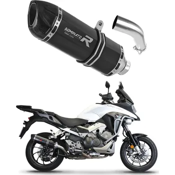 Výfuk pro motocykl Laděný výfuk Dominator Honda VFR 800 X Crossrunner 2015 - 2021 výfuk HP1 BLACK tlumič + dB killer medium