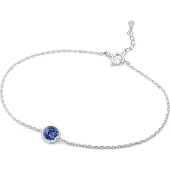 Náramek Stříbrný náramek s tanzanitem Arleth