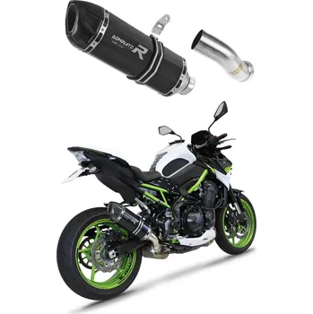 Výfuk pro motocykl Laděný výfuk Dominator Kawasaki Z 900 2020 - 2024 tlumič výfuku HP1 BLACK + dB killer medium