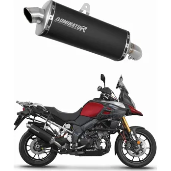 Výfuk pro motocykl Laděný výfuk Dominator Suzuki DL 1000 V-Strom 2014 - 2016 tlumič výfuku P7 BLACK + dB killer