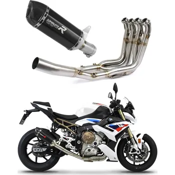 Výfuk pro motocykl Laděný výfuk Dominator BMW S1000R 2021 - 2023 Kompletní systém Výfukové potrubí HP1 BLACK + dB killer medium