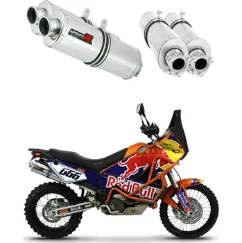 Výfuk pro motocykl Laděný výfuk Dominator KTM 950 Adventure výfuk OV + dB killer medium