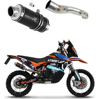 Auto-moto Laděný výfuk Dominator KTM 790 Adventure 2019 - 2023 tlumič výfuku GP1 BLACK + dB killer medium