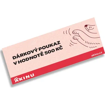 Dárková krabička Akinu dárkový poukaz v hodnotě 500 Kč