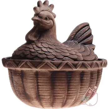 Velikonoční dekorace Keramická dóza slepice Cecilka dekorace