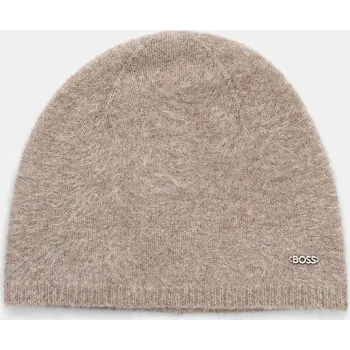 Čepice Kašmírová čepice BOSS Lareni_Hat 50545792 béžová 80A, vel. ONE SIZE