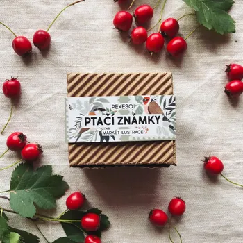 Pexeso Markét ilustrace - Pexeso - Ptačí známky