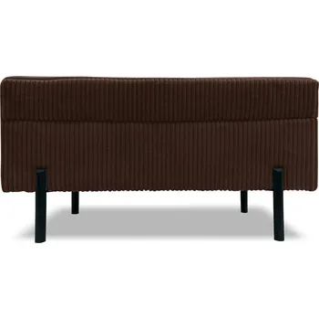 Taburet Taburet LANA s úložným prostorem - tmavěhnědý - manšestr - LINCOLN 29